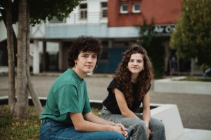 Intza eta Leire Casamajouri portretak, Baiona, 2025ko urriaren 8an.