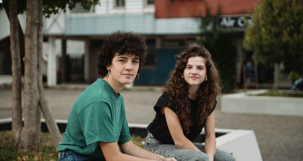 Intza eta Leire Casamajouri portretak, Baiona, 2025ko urriaren 8an.