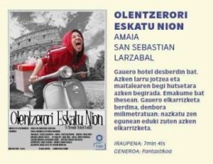 olentzerori eskatu nion